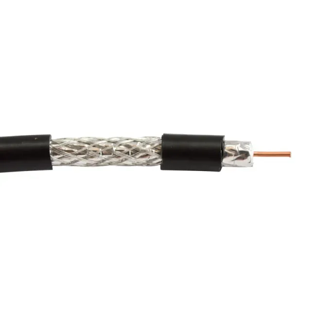Simply45 RG6/U-CCS-BK koaksialkabel sort 305 m TV