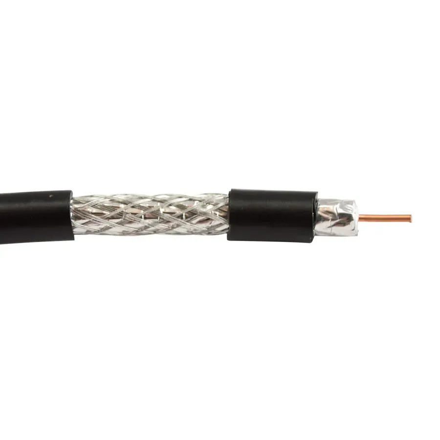 Simply45 RG6/U-CCS-BK koaksialkabel sort 305 m TV