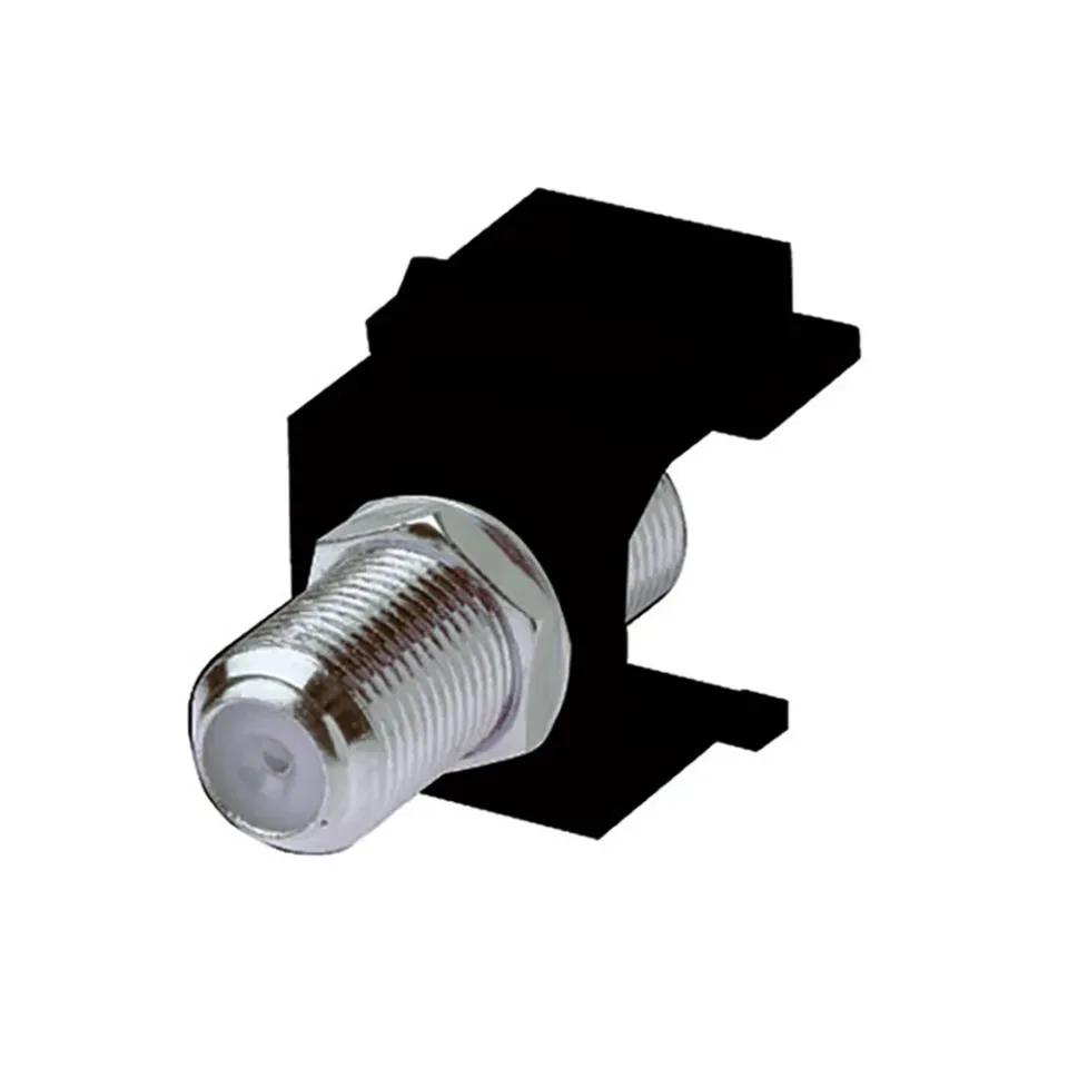 Simply45 209-BK keystone indsats F-stik sort 1 GHz