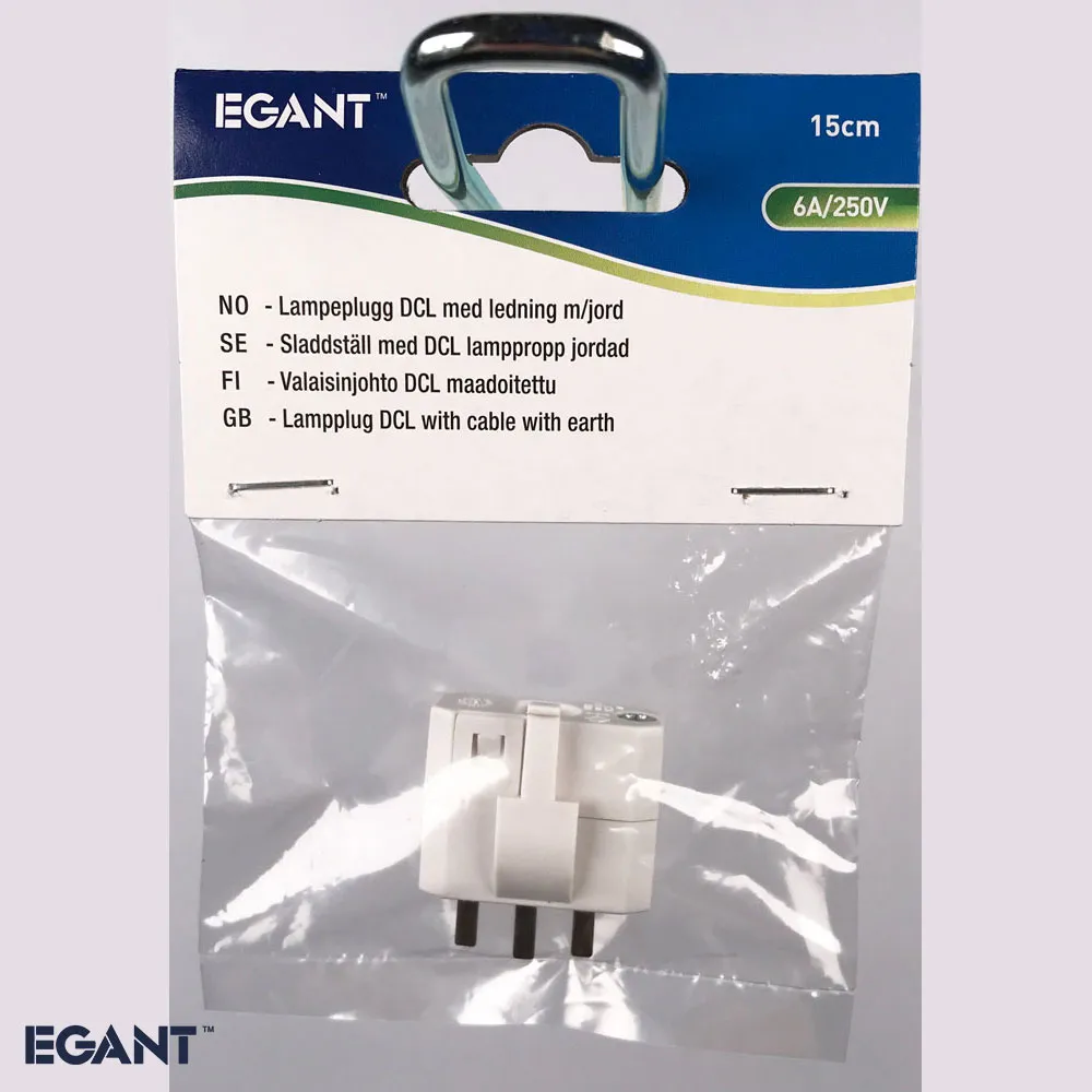EGANT DCL lampeudtag DCL-stikprop hvid