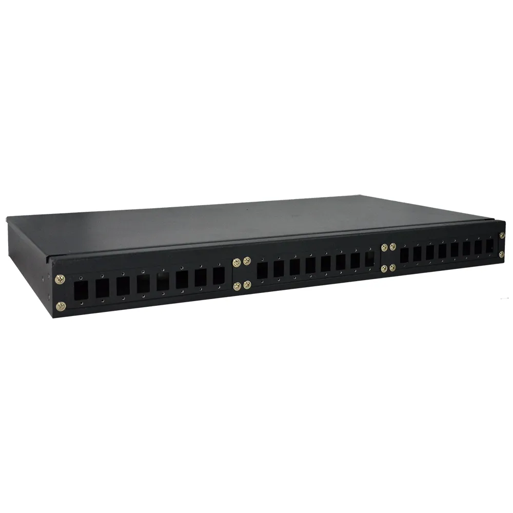 Simply45 F-ENC13C-1RU fiberpanel 1U sort 24 port