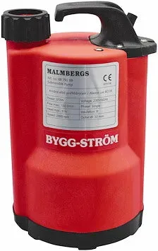 Dykpumpe 130L fladt sug 2 mm til kælder og pool