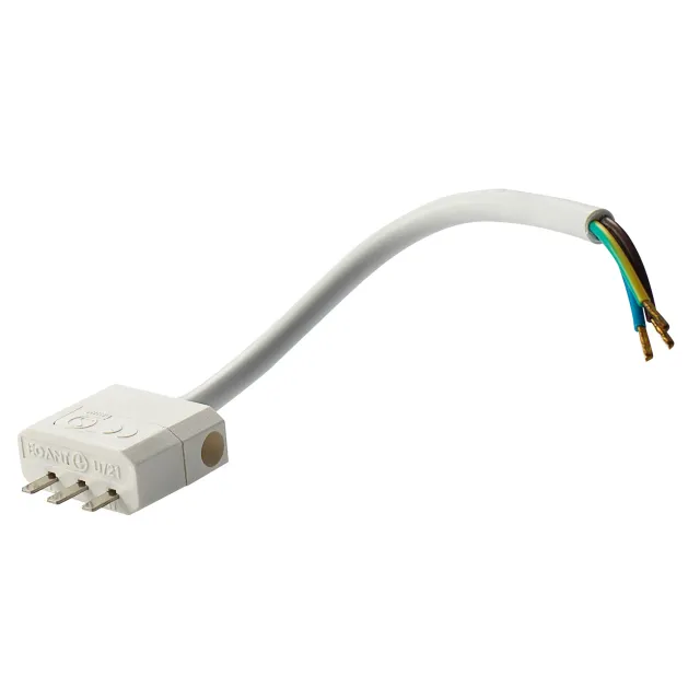 EGANT DCL lampeplugg med jord 200 cm ledning