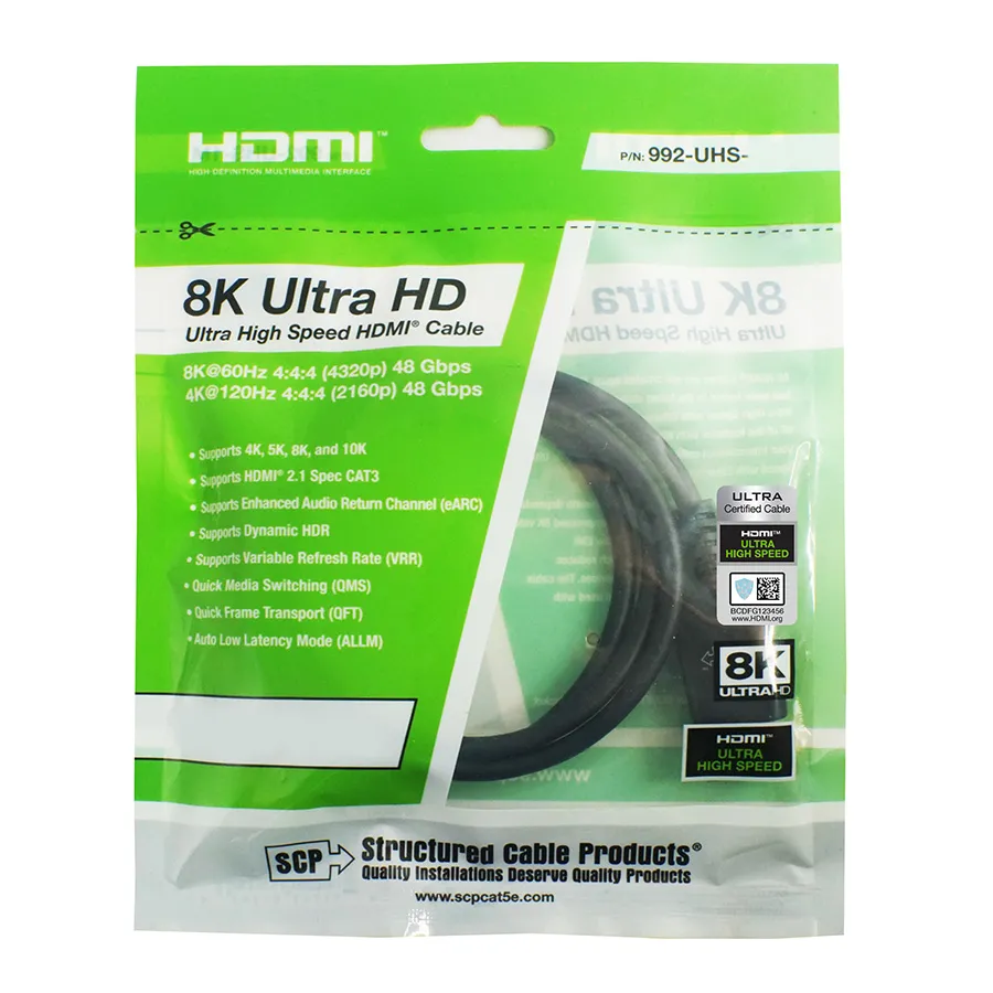 Simply45 992UHS-2M HDMI-kabel 2 m 8K 48Gbps