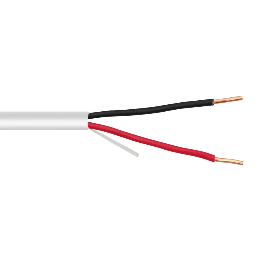 Simply45 22/2SOL-WT-500 alarmkabel hvid 500 ft massiv kobber