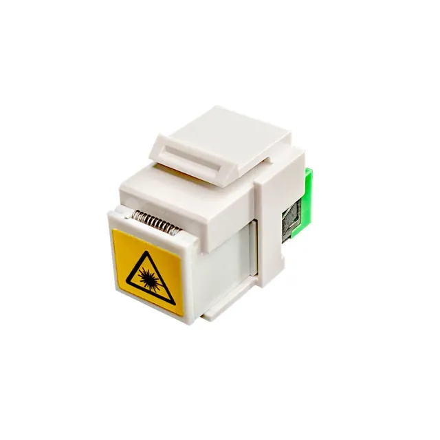 Simply45 F-KJ-SMSCASCA-WT fiber keystone SC/APC hvid OS2