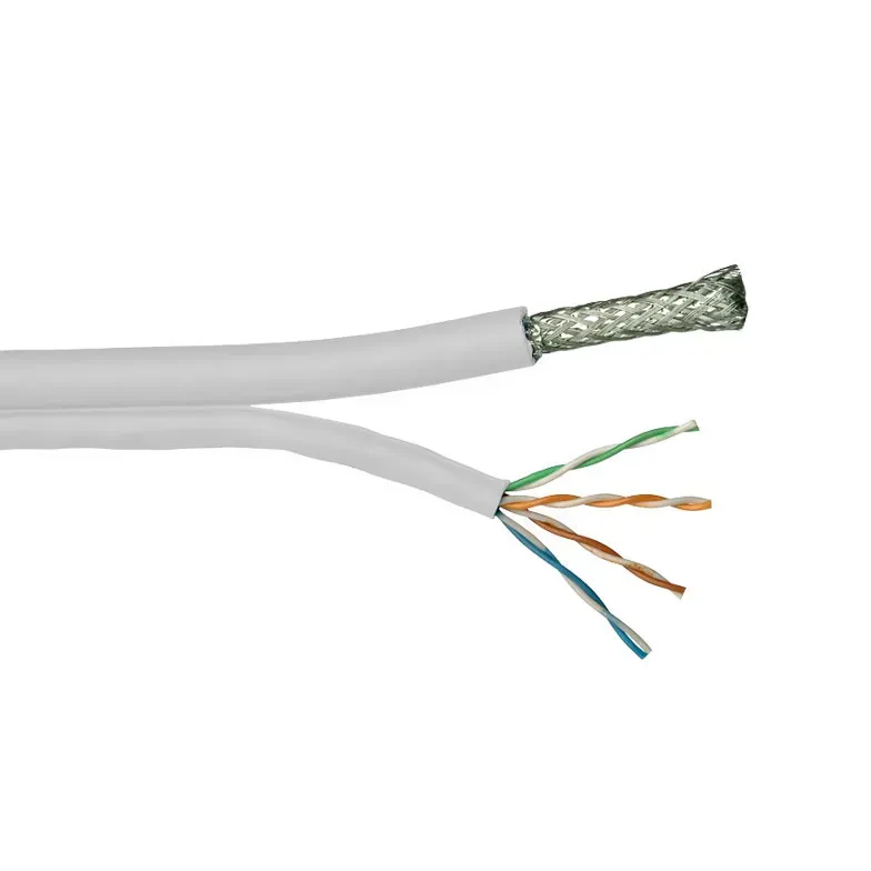 Simply45 HNC-1-WT installationskabel Cat5e+coax 500 ft hvid