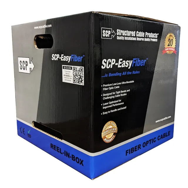 Simply45 EF-OM3P-2DIST-BK500 fiberkabel OM3 152 m