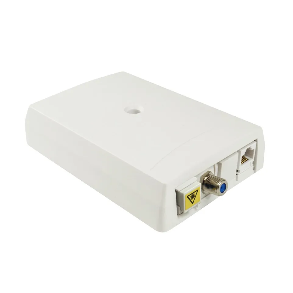 Simply45 C63GHZFSCAPC vægudtag 4-port hvid fiber