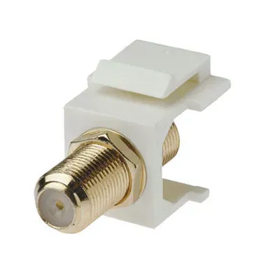 Simply45 209G-WT keystone antennestik hvid 50 stk