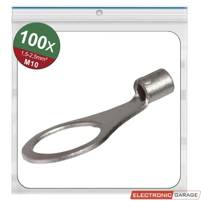 Electronic Garage ringkabelsko M10 1,5-2,5 mm² 100 stk uisoleret
