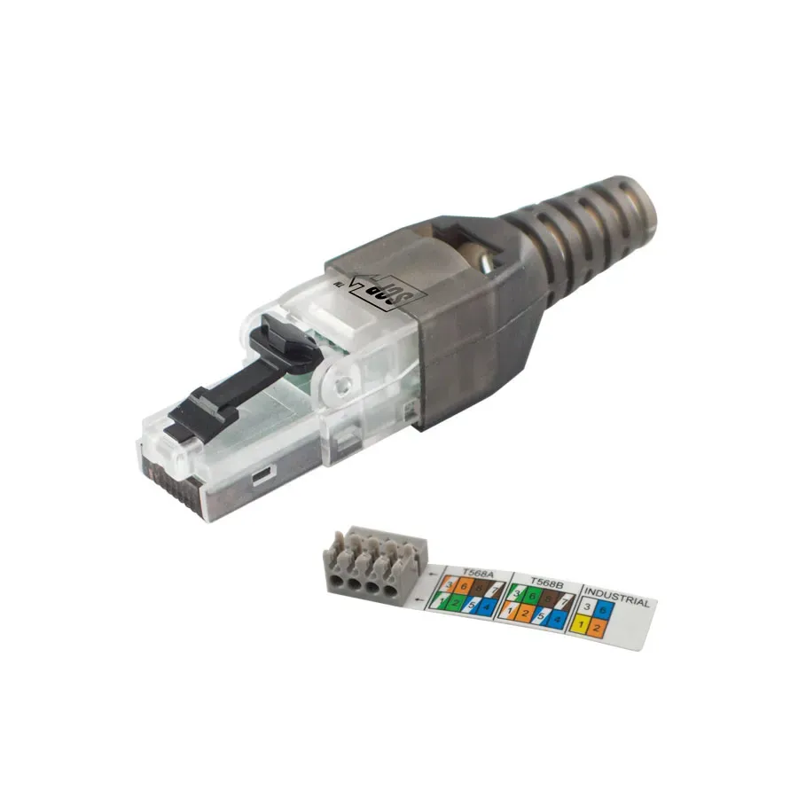 Simply45 Pro Grade 10G-FPU RJ45 stik uskærmet 22-24 AWG