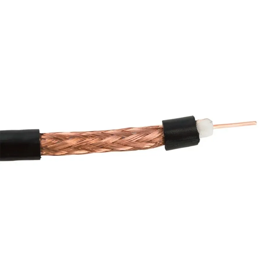 Simply45 RG59/U-CCA-BK-5-RIB koaksialkabel sort 152m