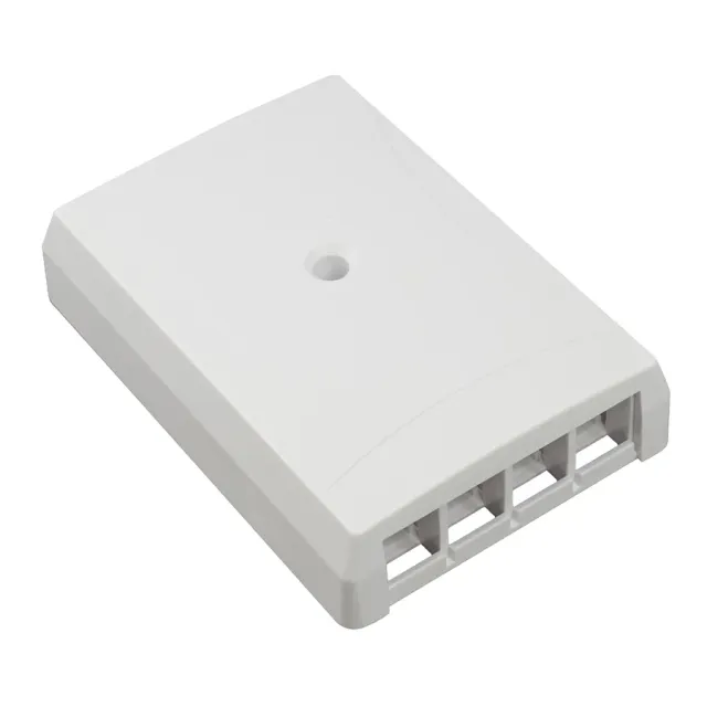 Simply45 F-KSO4 keystone vægudtag hvid 4 port enkelt