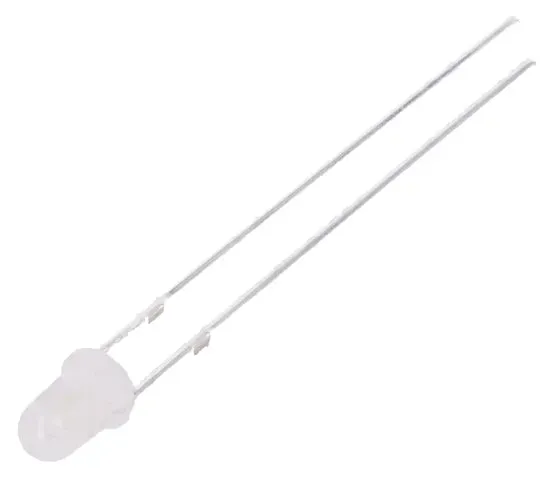 OPTOSUPPLY LED diode 3mm kold hvid diffus 20mA
