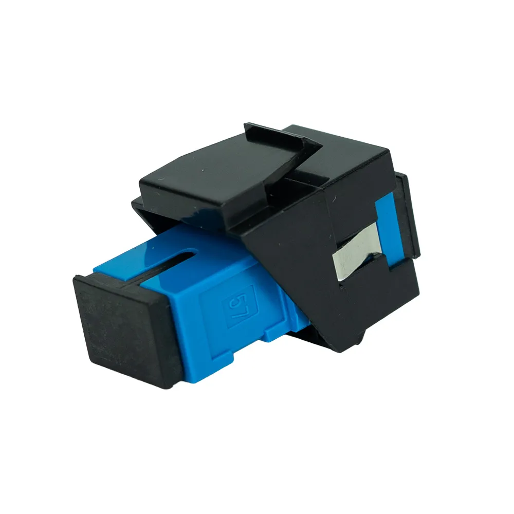 Simply45 SC/UPC fiber keystone sort 10 stk single