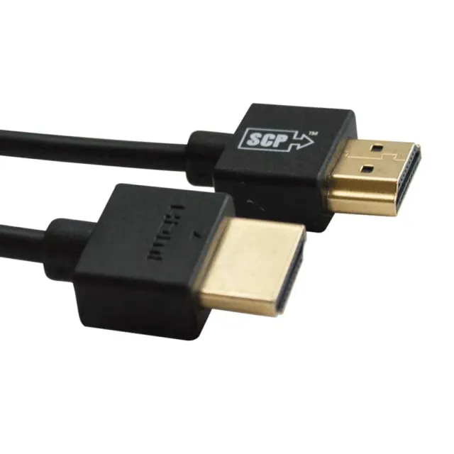 Simply45 940-8B HDMI-kabel Ultra Slim 2,5m sort