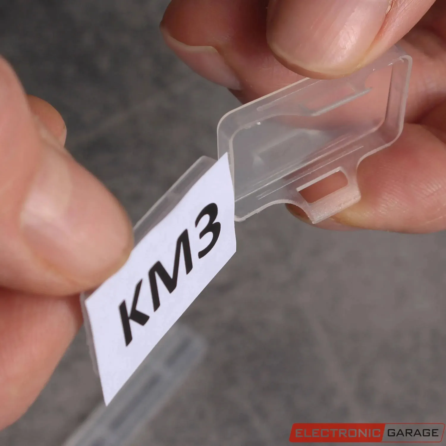 Electronic Garage EG 23CA252 kabelmærke transparent 3x2 cm 50 stk