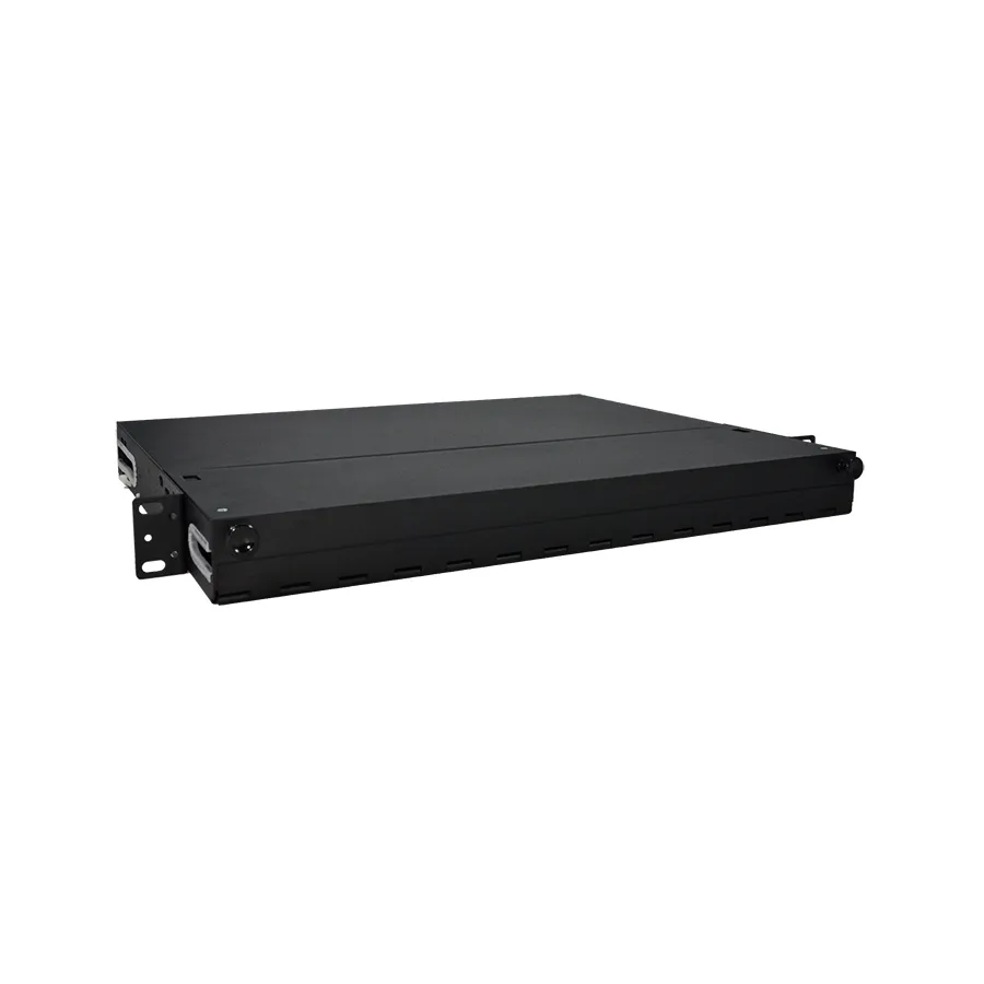 Simply45 F-ENCLGX-1RU3 fiberboks 19" 1U sort