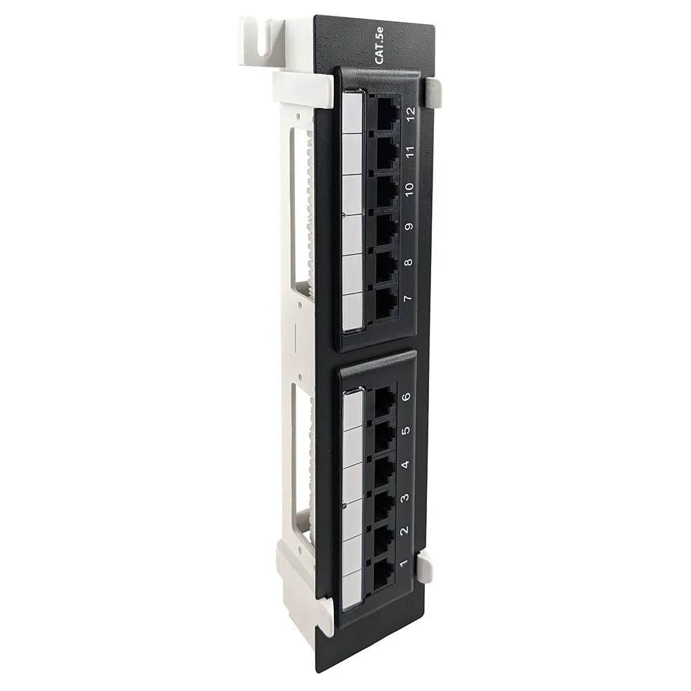 Simply45 Cat5e patchpanel 12 porte væg UTP