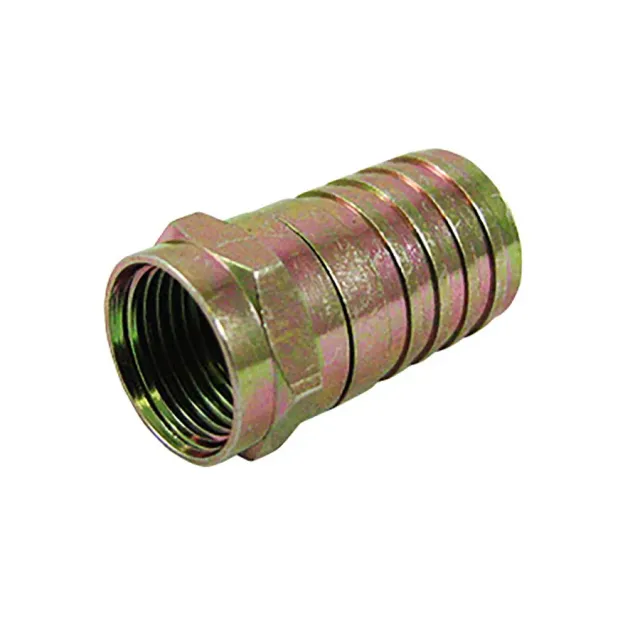 Simply45 902 F-stik coax RG6 quad crimp 100 stk