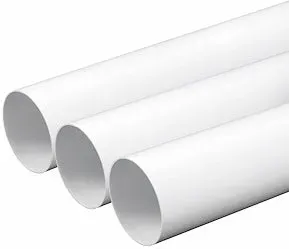 EL-Grossisten ventilationskanal PVC 1,0m tilskærbar