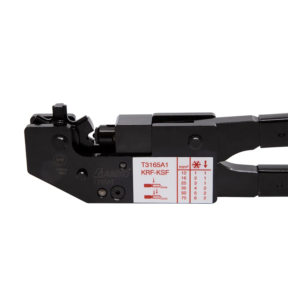 Abiko T3165A1 pressetang 10-70mm² Cu-terminaler