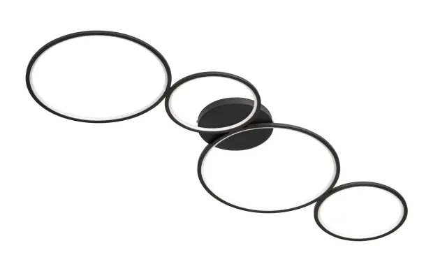 Trio Lighting Rondo LED loftlampe matsort inkl. lyskilde