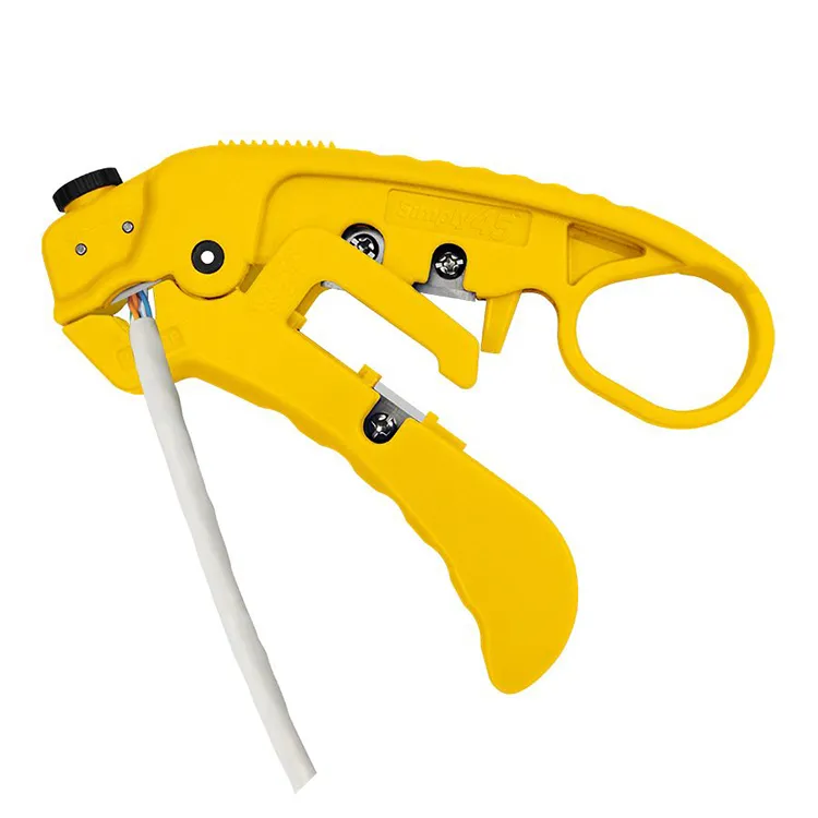 Simply45 S45-S01YL kabelstripper gul Cat5e-Cat7a
