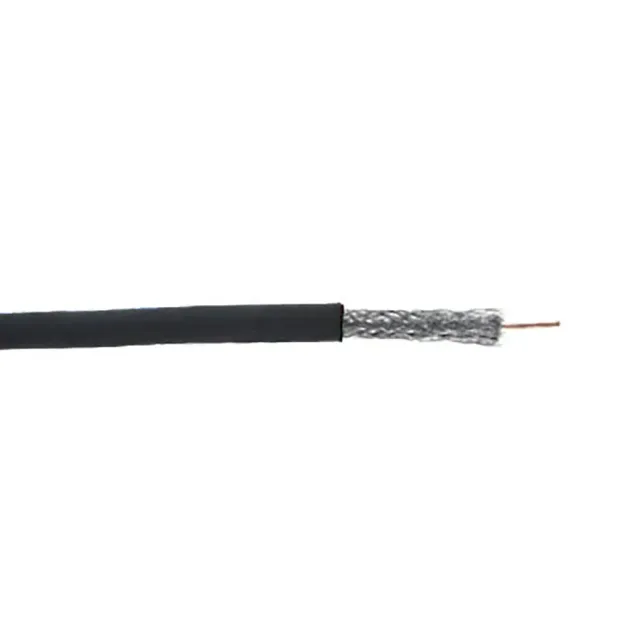 Simply45 RG6/UQ-CCS-BK koaksialkabel quad 305m sort