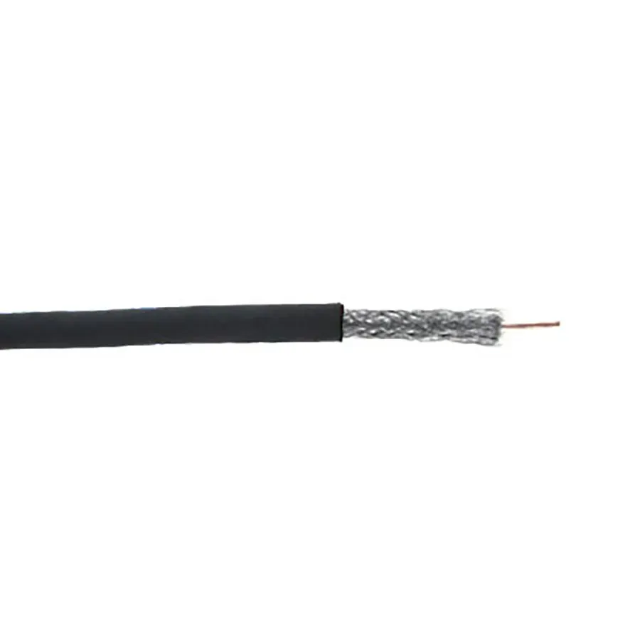 Simply45 RG6/UQ-CCS-BK koaksialkabel quad 305m sort