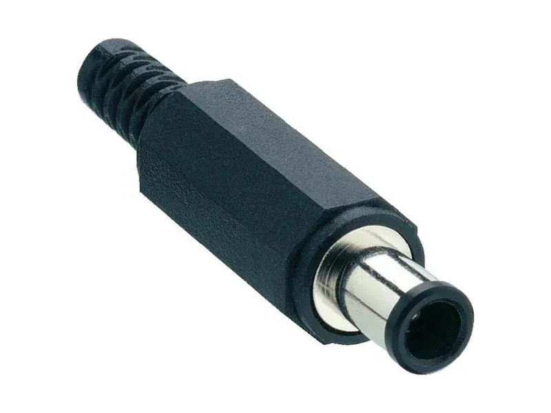 EL-Grossisten DC-stik Ø6,5mm plasthus til lodning
