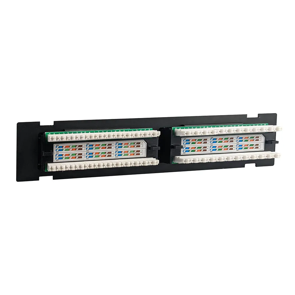 Simply45 Cat5e patchpanel 12 porte væg UTP