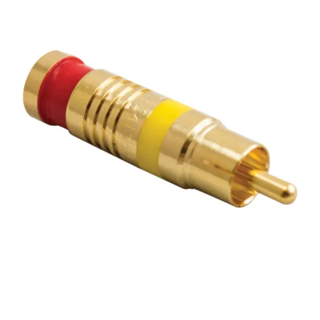 Simply45 920-59 RCA stik til RG59 10 stk guld