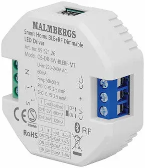 Malmbergs Smart Home LED driver Bluetooth RF
