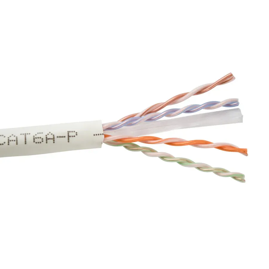 Simply45 CAT6A-P-WT netværkskabel UTP plenum hvid 305m