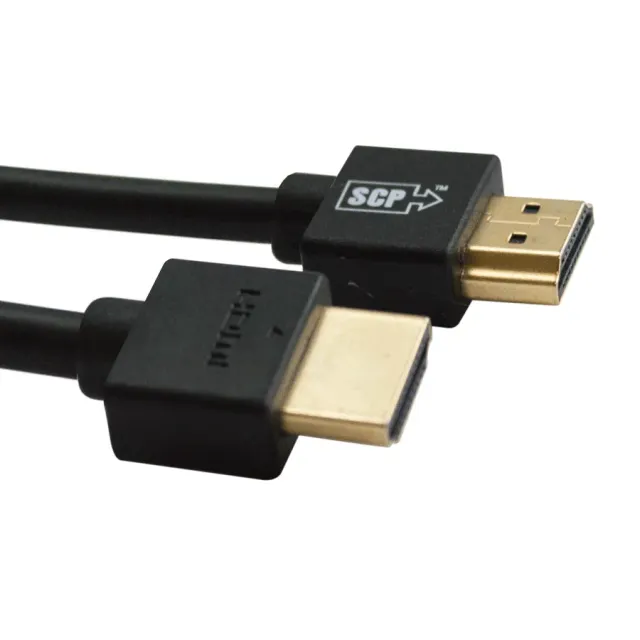 Simply45 940-13B HDMI-kabel Ultra Slim 4K 4 m sort