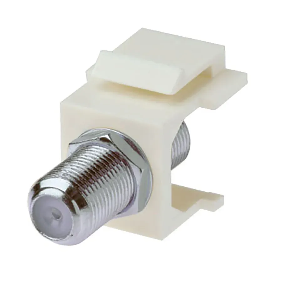 Simply45 209-WT F-stik keystone hvid
