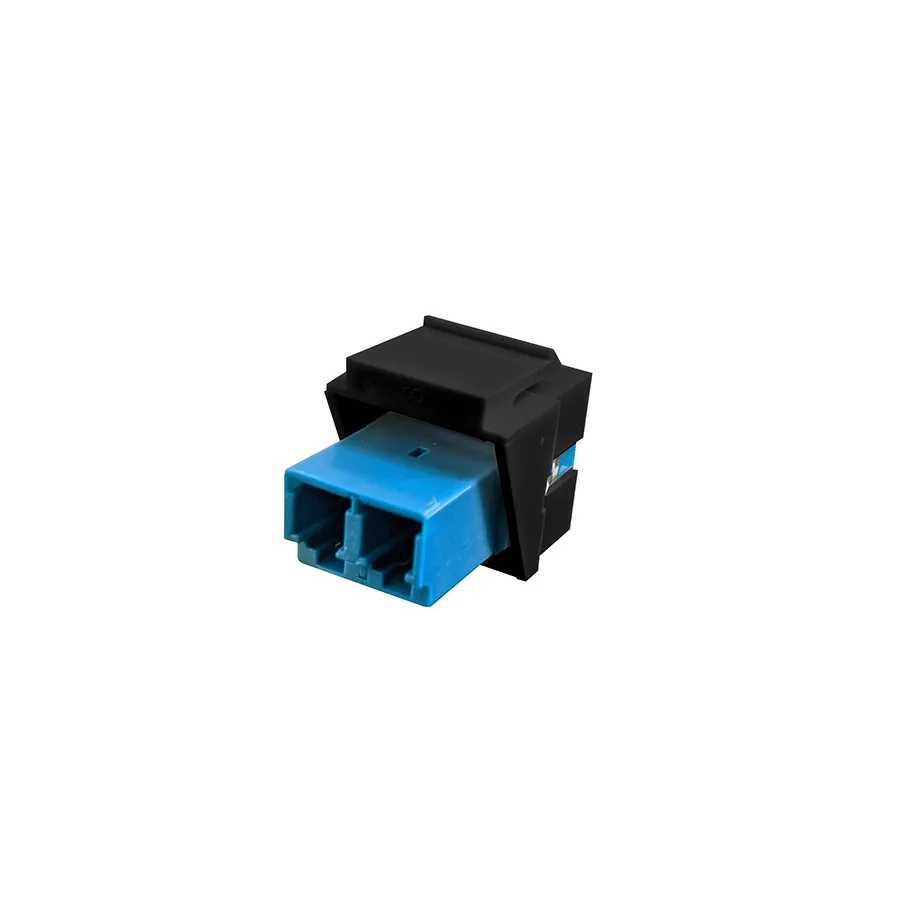 Simply45 F-KJ-SMLCLCD-BK fiber keystone LC sort