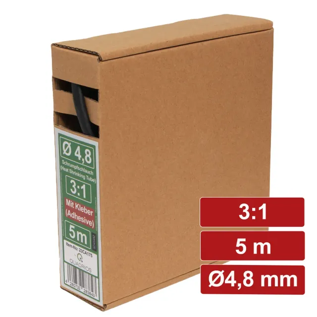 Electronic Garage EG 23CA175 krympeslange 4,8 mm 5 m med lim