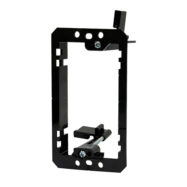 Simply45 1-Gang monteringsbeslag lavvolt sort 10-pak