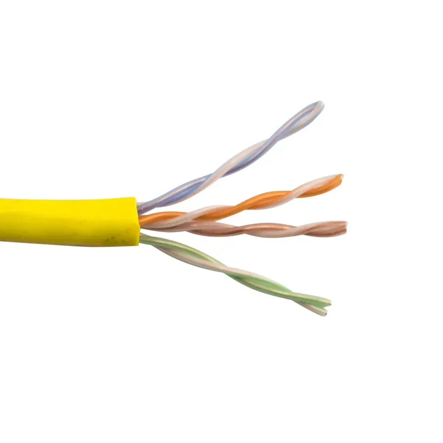 Simply45 CAT5E-P-YL netværkskabel gul 305 m plenum