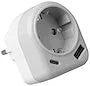 EL-Grossisten stikprop 1-vejs USB-A/C jordet hvid