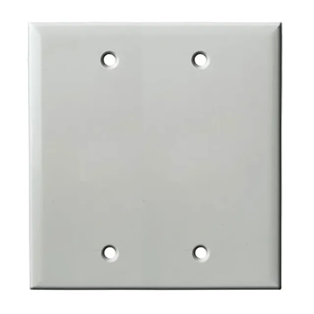 Simply45 249-WT blinddæksel dobbelt hvid 10-pak