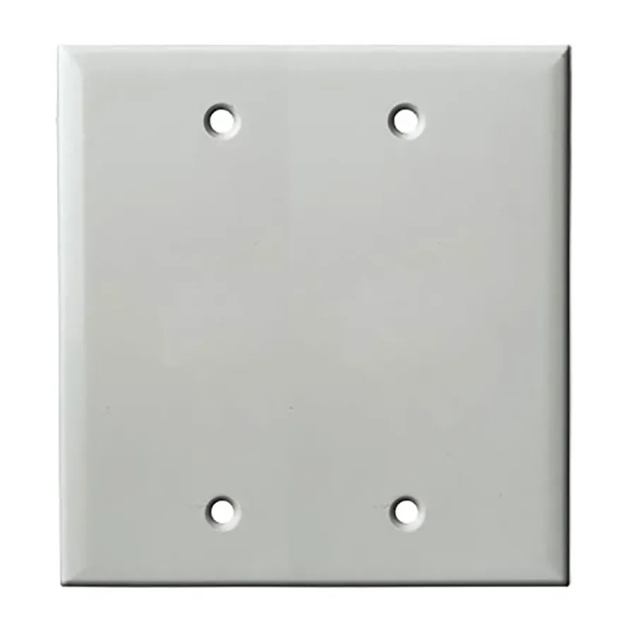 Simply45 249-WT blinddæksel dobbelt hvid 10-pak