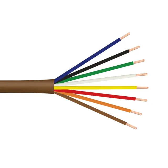 Simply45 18/8T termostatkabel 76 m brun