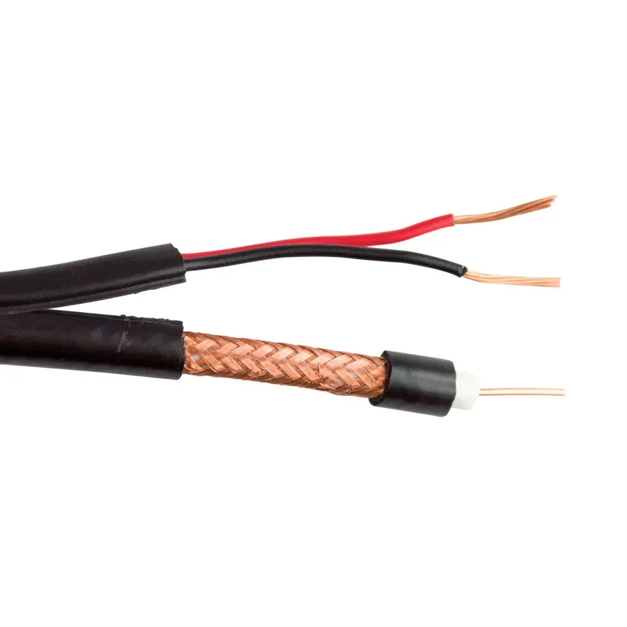 Simply45 RG6/U95-S-BK koaksialkabel sort 305 m