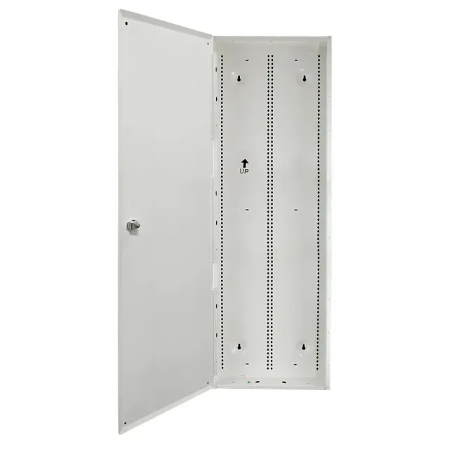 Simply45 HCC-42 teknikskab 42" hvid med låge og lås