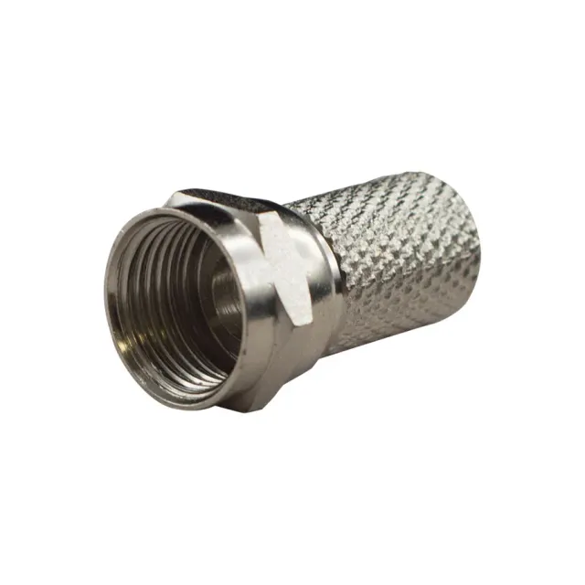 Simply45 909T F-connector RG6 twist-on 100 stk