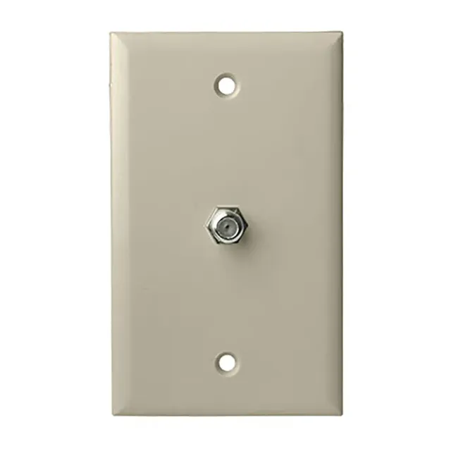 Simply45 241-LA F-type antenneudtag lys beige 10 stk